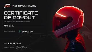 x20 Fast Track Trading 25k Rally Accounts  - Journey to $20,000 Payout in 5 Trading Days!