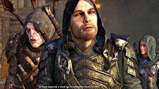 All Nazgul Talion & Eltariel Cutscenes - Blade of Galadriel DLC