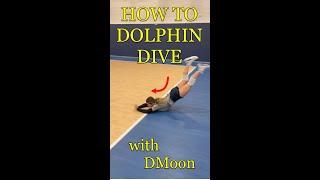 How to Dolphin Dive with Delaney Moon. Step by Step Tutorial. #libero  #volleyball #dmoon