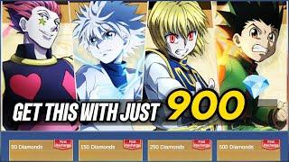 WITH ONLY 900 YOU CAN GET HxH COLLABORATION SKIN 