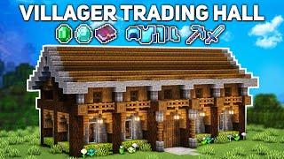 Minecraft: Villager Trading Hall Tutorial (how to build)