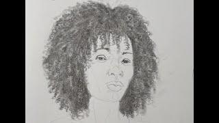 How to draw curly hair