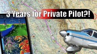 Private Pilot mock check ride Piper Cherokee 3 years of prep