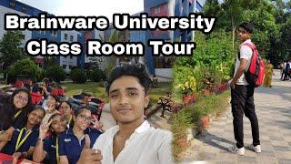 Brainware University Class Room tour vlog  University থেকে কোথায় ঘুরতে যাই আমরা? 