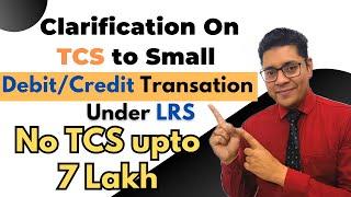 Tcs on Credit Card Transaction | Tcs on Foreign Travel | 20% Tcs on Credit Card |Tcs under LRS |VMC