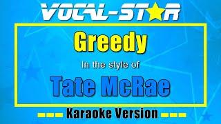 Greedy - Tate McRae - (Karaoke Version With Lyrics) | Vocal Star Karaoke