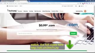 Learn to get free or Cheap 99 cent domain name godaddy, namecheap