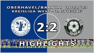 SV FÜRSTENBERG - SG STORKOW 2:2 - Highlights [KL West 2022/23 - 2. Spieltag]