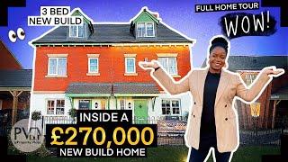 Touring a £270k! ATTRACTIVE 3 Bed NEW Build House Tour UK | Bellway The Lacemaker FIRSTTIMEBUYER