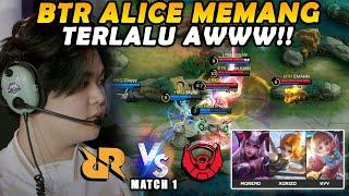 DRAFT OUT OF THE BOX DARI BTR!! LOLITA ALICE ANGELA, COMBO BENER2 GILA!! - RRQ VS BTR MATCH 1