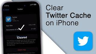 How to Clear Twitter Cache/Storage on iPhone! [2023]