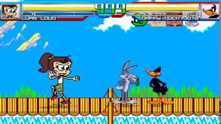 NICK54222 MUGEN: Luan Loud VS Daffy Duck