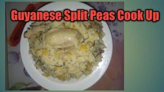 How To Make Guyanese Split Peas Cook Up /Cooking With Afton 