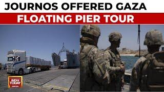 US Military Invites Media To Take A Gander At The Floating Pier It Has Built In Gaza