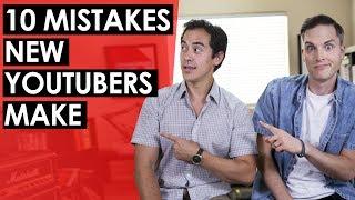 Advice for New YouTubers — 10 Mistakes New YouTubers Make