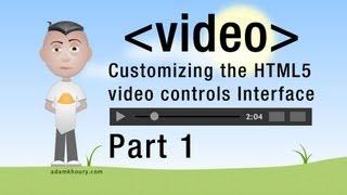 1. HTML5 Custom Video Player Controls JavaScript Programming Tutorial