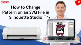 How to Change Pattern on an SVG File in Silhouette Studio #svg #files #pattern #silhouettestudio