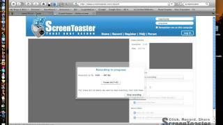 Using ScreenToaster