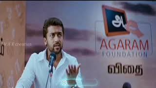 Agaram Foundation  Surya Speech 