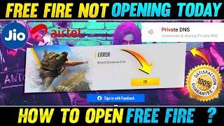 FREE FIRE LOGIN PROBLEM SOLVED || NETWORK CONNECTION ERROR || HOW TO OPEN || GARENA FREE FIRE 
