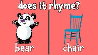 Does It Rhyme PART 2! Learning Rhyming Words for Kids