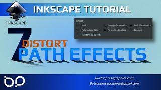 Using The 7 DISTORT PATH EFFECTS In INKSCAPE