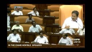 Ramesh Chennithala speaks against Speaker in Kerala Legislative Assembly