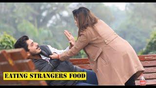 eating strangers food Prank | Prank with girls | Prank in Pakistan | Chuss Pranks tv