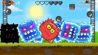 Red Ball 4 : All Shape Of Bosses Volume 5 ' Fusion Battle ' with Black ball, C.Orange ball, Red ball