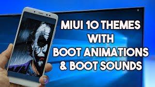 MIUI 10 Themes with NEW BOOT ANIMATIONS & SOUNDS - Redmi Note 5 Pro