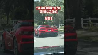 THE NEW CORVETTE Z06 SOUNDS SO GOOD #pov #automobile #youtubeshorts #car #trending #viralvideo