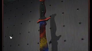 Bowie knife Marble Fade unboxing!