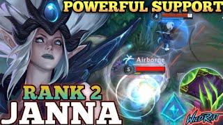 JANNA PERFECT TORNADO SKILL CONTROL! POWERFUL SUPPORT - TOP 2 GLOBAL JANNA BY Jannaa - WILD RIFT