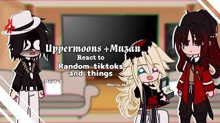 Uppermoons [+Muzan) react to random tiktoks // 3/? // Demon Slayer/Kny