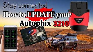 Autophix 3210 Bluetooth, How to do a FIRMWARE UPDATE.