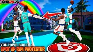 The MOST TOXIC ‘SPOT UP RIM PROTECTOR’ Build NBA 2K24… ALL AROUND BEST CENTER/BIG MAN BUILD!