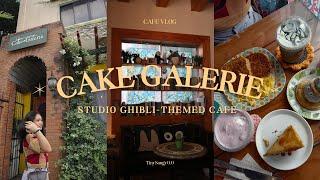 Cafe Vlog || Cake Galerie ️ (a studio Ghibli-inspired cafe 🫧‍⬛) in Tulip Drive, Davao City
