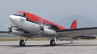 Kenn Borek Air - Basler BT-67 (Turbine DC-3) - Engine Start, Taxi & Takeoff at Penticton Airport