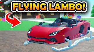 Santa GIFTED Me A Flying Lamborghini In Car Dealership Tycoon! (XMAS 2024 UPDATE)