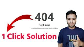 Live  404 not found the resource requested could not be found on this server solution