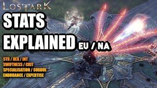 What do the Stats do in Lost Ark? Lost Ark Stats Guide & Tips | Swiftness, Crit, Specialisation |