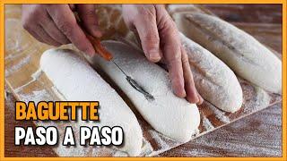 BAGUETTE fácil: Receta Paso a Paso