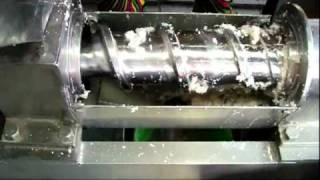 cleaning screw press