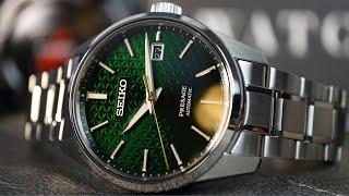 SEIKO Presage SPB169 Full Review Hemp Leaf Dial | 39mm Sharp Edge Seiko Dress Watch | SARX079