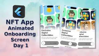  Animated Onboarding Screen for Flutter NFT APP - Devhubspot