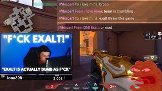 Stewie2k got mad at DSG Exalt because of this.