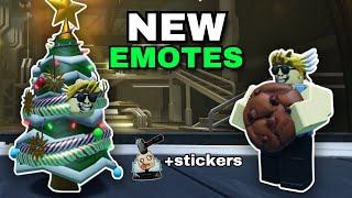 EVERY NEW EMOTE AND STICKER IN TDS! | Event Showcase Roblox TDS