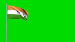 Tiranga Jhanda Green Screen | Indian Flag Green Screen | 15 August | Sna Green Screen