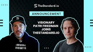 Visionary Patri Friedman Joins TheStandard.io as an Advisor