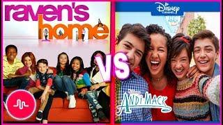 Ravens Home VS Andi Mack Musical.ly | Disney Channel Stars New Musically 2018